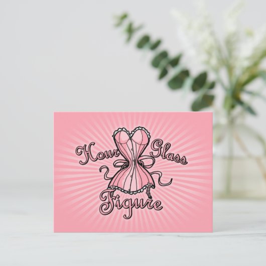 砂時計姿 ポストカード (スタンド正面)