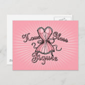 砂時計姿 ポストカード (正面/裏面)