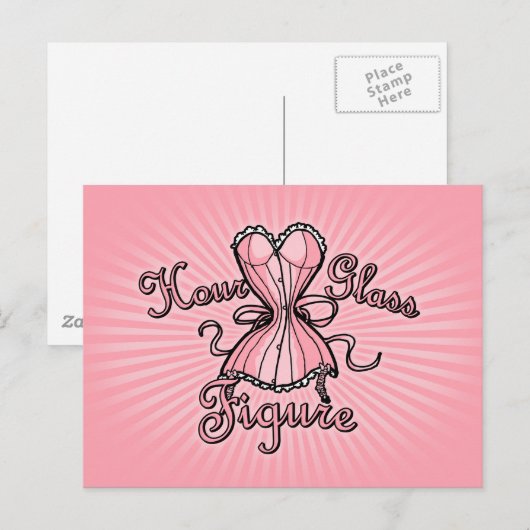 砂時計姿 ポストカード (正面/裏面)