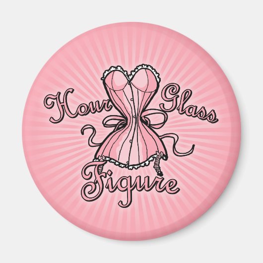 砂時計姿 マグネット (正面)