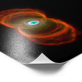 砂時計星雲宇宙天文学 フォトプリント            (角)