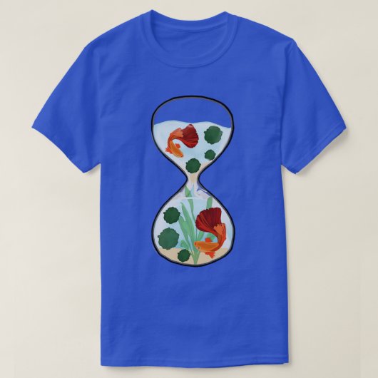 砂時計水槽 Tシャツ (デザイン正面)