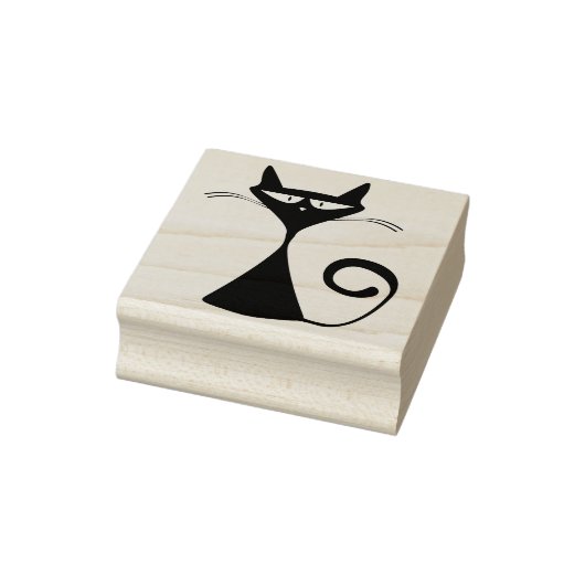 砂時計猫のアートスタンプ ラバースタンプ (スタンプ)