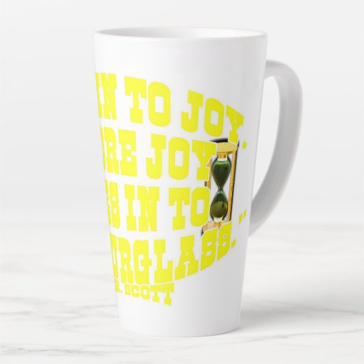 砂時計 カフェラテマグ (右アングル)