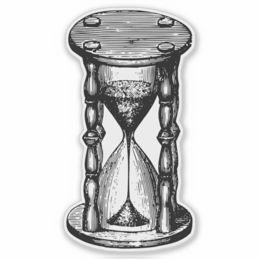 砂時計 シール (正面)