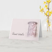 砂時計、タイムヒール カード (黄色い花)