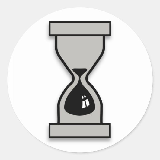 砂時計 ラウンドシール (正面)