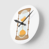 砂時計 ラウンド壁時計 (傾斜)