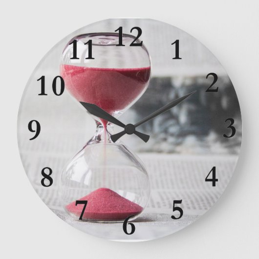 砂時計 ラージ壁時計 (正面)