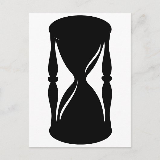 砂時計 – 時間の砂 ポストカード (正面)