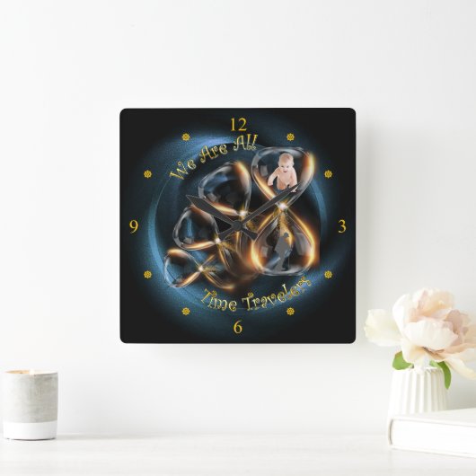 砂時計~私たちはいつも旅行者~ スクエア壁時計 (ホーム)