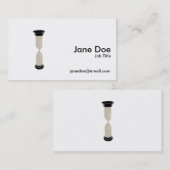 砂時計 – 自分のキャプションを作成！ 名刺 (正面/裏面)