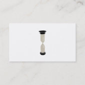 砂時計 – 自分のキャプションを作成！ 名刺 (裏面)