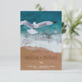 砂書の🌊🐚ビーチ日付の保存 セーブザデート (スタンド正面)