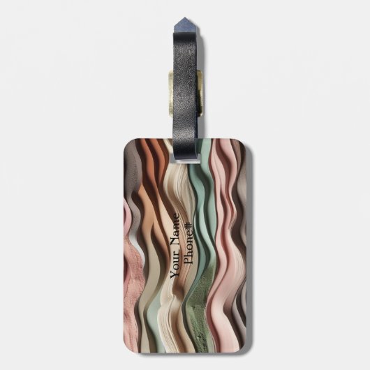 砂波の地音 ラゲッジタグ (裏面縦)