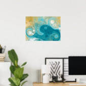 砂波流芸術 ポスター (ホームオフィス)