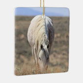 砂洗い流域野生の馬セラミックオーナメント セラミックオーナメント (右)
