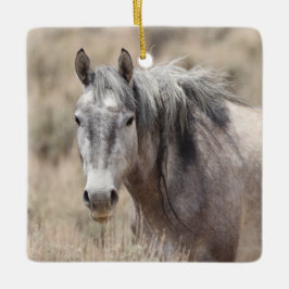砂洗い流域野生の馬セラミックオーナメント セラミックオーナメント