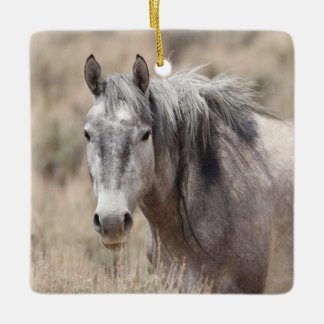 砂洗い流域野生の馬セラミックオーナメント セラミックオーナメント
