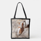 砂洗盆地のアイコン トートバッグ (裏面)