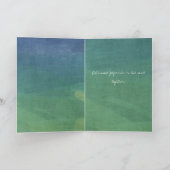 砂浜と一緒の愛をあなたに カード (内部)