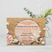 砂浜と貝殻のビーチ 招待状 (スタンド正面)