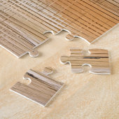 砂浜に捨てられた古い錆びたボートビーチ ジグソーパズル (側面)