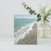 砂浜に書く愛の言葉、いつまでも消えないあなたへの招待 招待状 (スタンド正面)