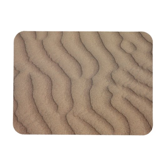 砂浜のさざ マグネット (横)