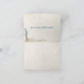 砂浜のサングラス カード (内部)