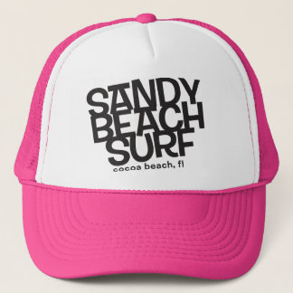 砂浜のサーフィンのトラック運転手の帽子 キャップ