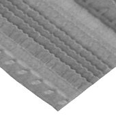 砂浜のタイヤの跡の銀 テーブルクロス (アングル)