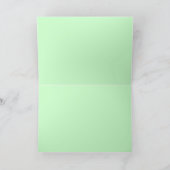 砂浜のバーのバルミツワーのサンキューカード サンキューカード (内部)