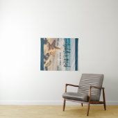 砂浜のヒトデ　フォトウェディング タペストリー (インサイチュ(横))