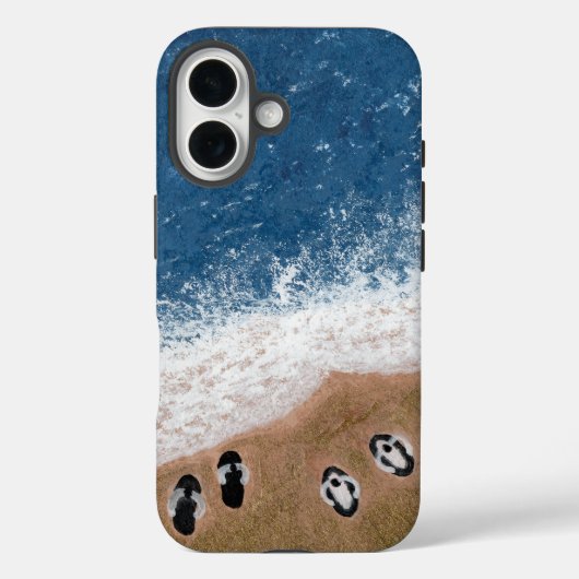 砂浜のビーチサンダル Case-Mate iPhoneケース (裏面)