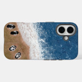 砂浜のビーチサンダル Case-Mate iPhoneケース (裏面 (横))