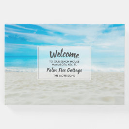 砂浜のビーチハウス バケーション レンタル ホーム ウェルカム ゲストブック