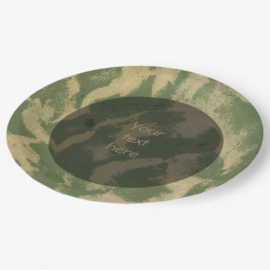 砂浜の構造の写真文字 ペーパープレート (アングル)