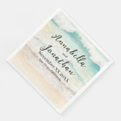 砂浜の波とサンゴ礁のウェディング (コーナー)