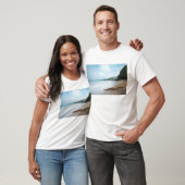 砂浜の海洋波 Tシャツ (ユニセックス)