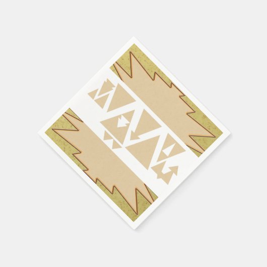 砂浜の色 スタンダードカクテルナプキン (角)