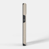 砂浜の裸足の足跡 iPhoneケース (右側面)