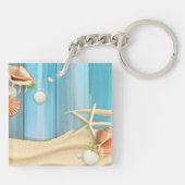 砂浜の貝殻 キーホルダー (裏面)