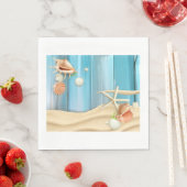 砂浜の貝殻 スタンダードランチョンナプキン (インサイチュ)