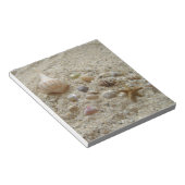 砂浜の貝殻 ノートパッド (アングル)