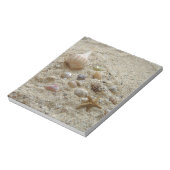 砂浜の貝殻 ノートパッド (回転)