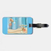 砂浜の貝殻 ラゲッジタグ (裏面横)