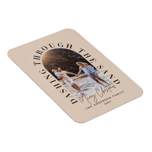 砂浜モダンを駆け抜けるジオ・クリスマス マグネット (右側)