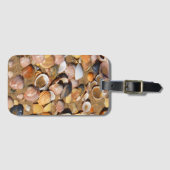 砂浜|アンダルーシア、スペインの貝 ラゲッジタグ (正面横)