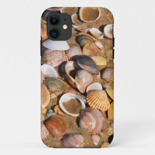 砂浜 アンダルーシア、スペインの貝 iPhone 11 ケース